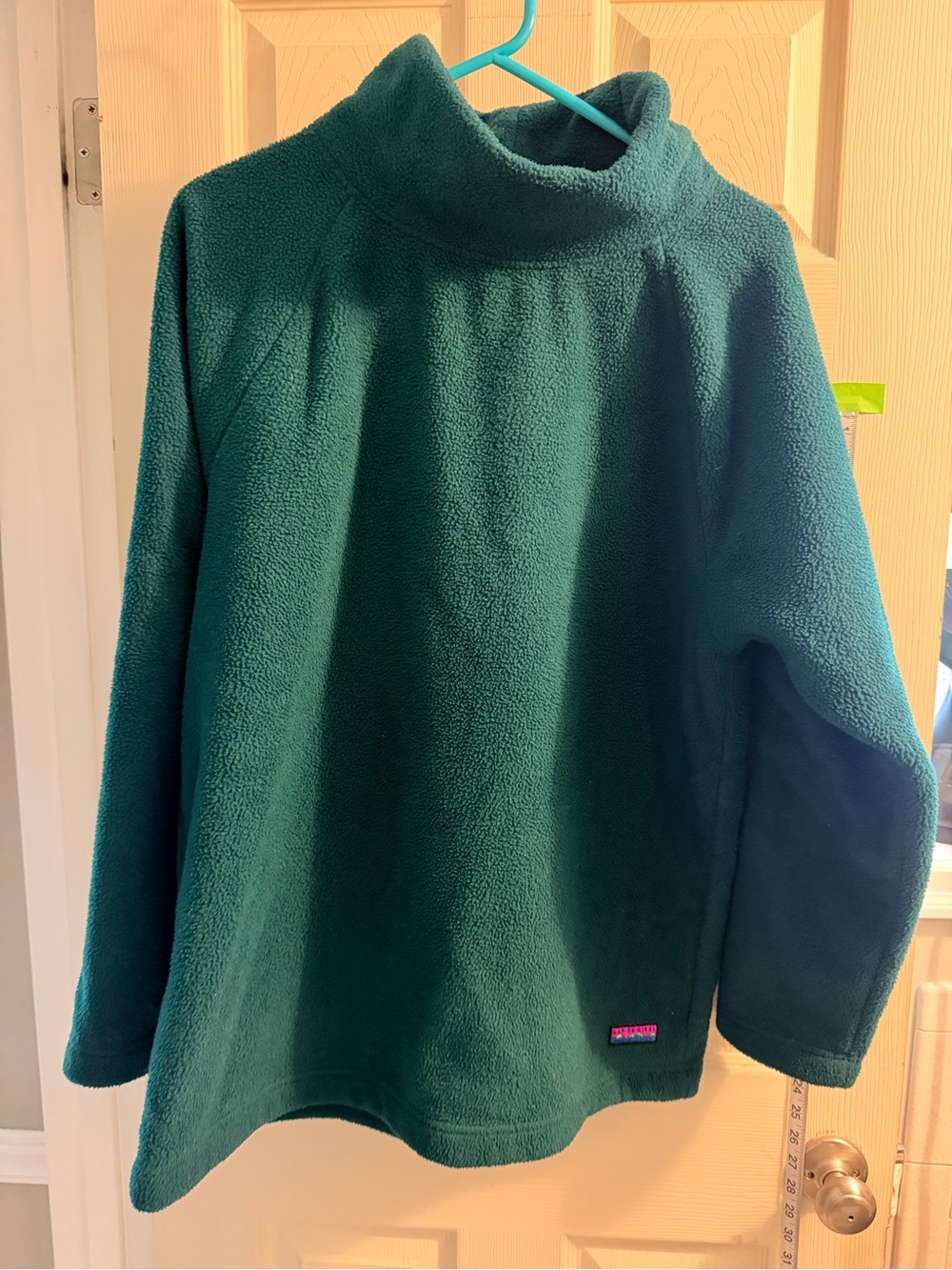 GAP Dark Teal Fleece Turtleneck Pullover